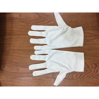 Combo 10 đôi găng tay thun trắng ( sẹc xây)