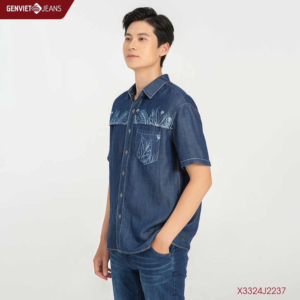Áo Sơmi Jean Genviet Gia Đình X3324J2237