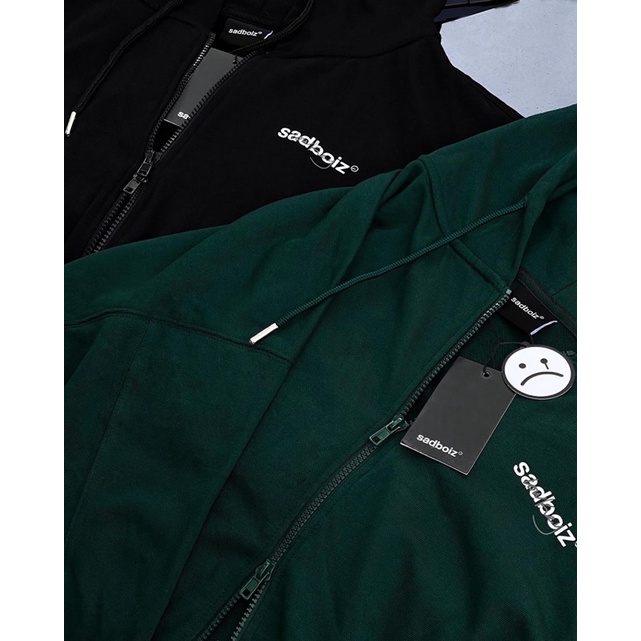 Hoodie zipper sadboiz lowkey 2 màu