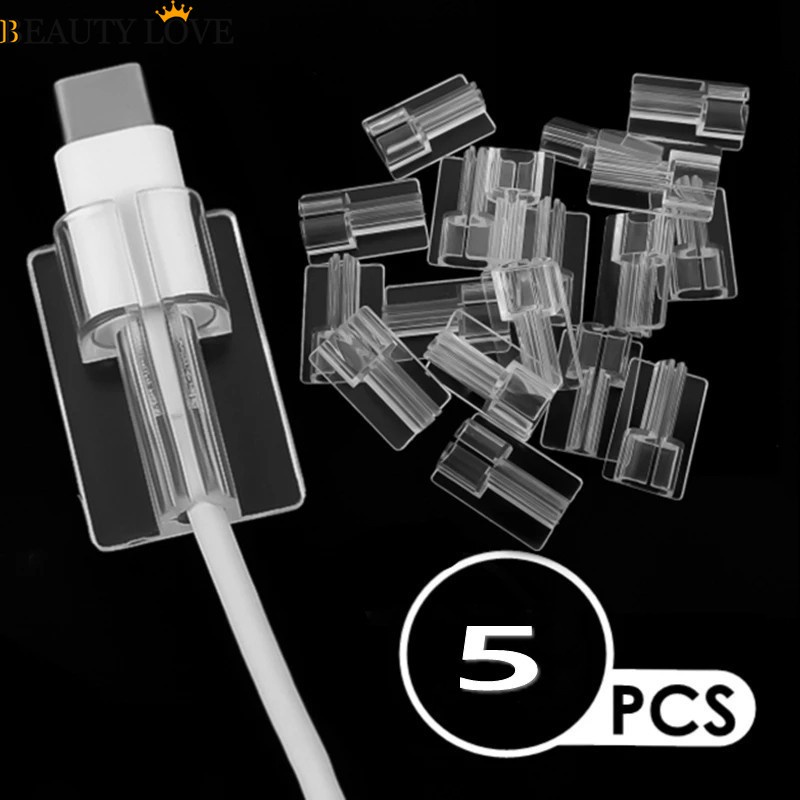 Ốp Điện Thoại Silicon TPU Mềm Trong Suốt Đơn Giản Sắp Xếp Gọn Gàng / Bảo Vệ Cáp Sạc Cho iPhone