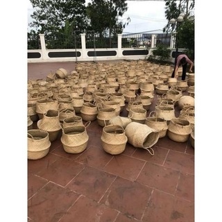 Giỏ cói đựng đồ, trồng cây cảnh ( để Free ship CHAT ngay với người bán)