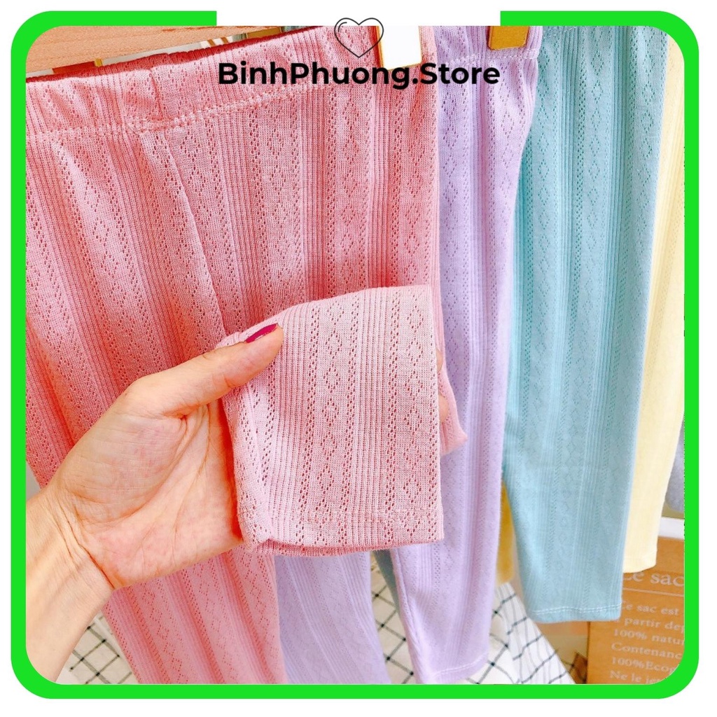 Quần Legging Bé Gái Thông Hơi, Quần Tất Thun Legging Cho Bé Gái Xuất Nhật  1 2 3 4 5 6 Tuổi Binhphuong.store