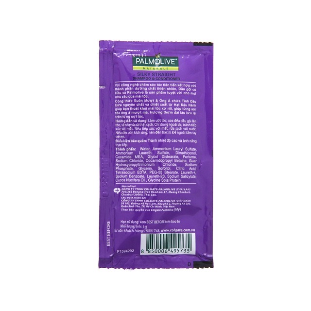 Dầu gội Palmolive dây 12 gói (hồng / tím) | BigBuy360 - bigbuy360.vn