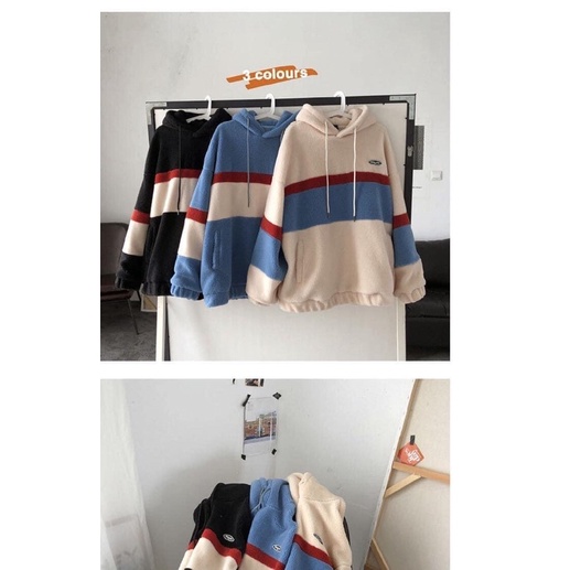 -RẺ VÔ ĐỊCH- ÁO HOODIE LÔNG CỪU NAM NỮ SIÊU CUTE