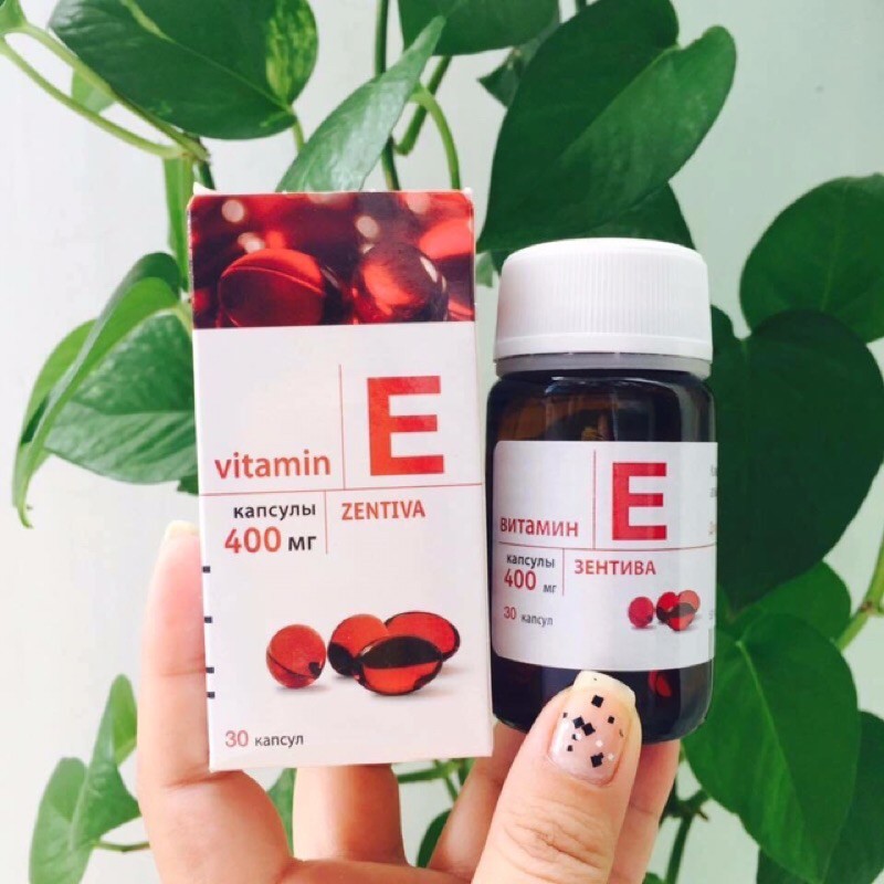 Vitamin E Đỏ Nga Zentiva 400 - HÀNG CHUẨN NGA 100% | BigBuy360 - bigbuy360.vn