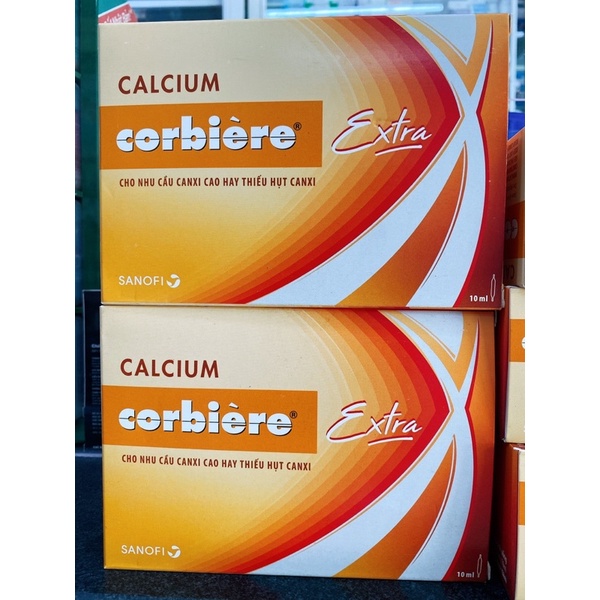 Mẫu mới Calcium corbiere extra hộp 30 ống x10ml