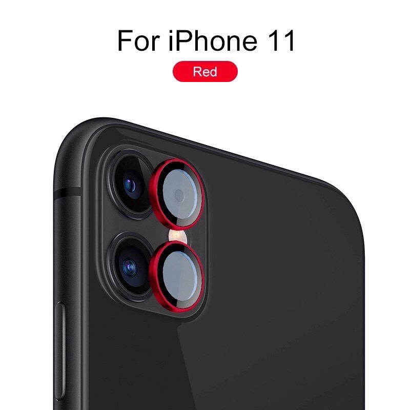 Vòng kim loại bảo vệ camera sau cho iPhone 11