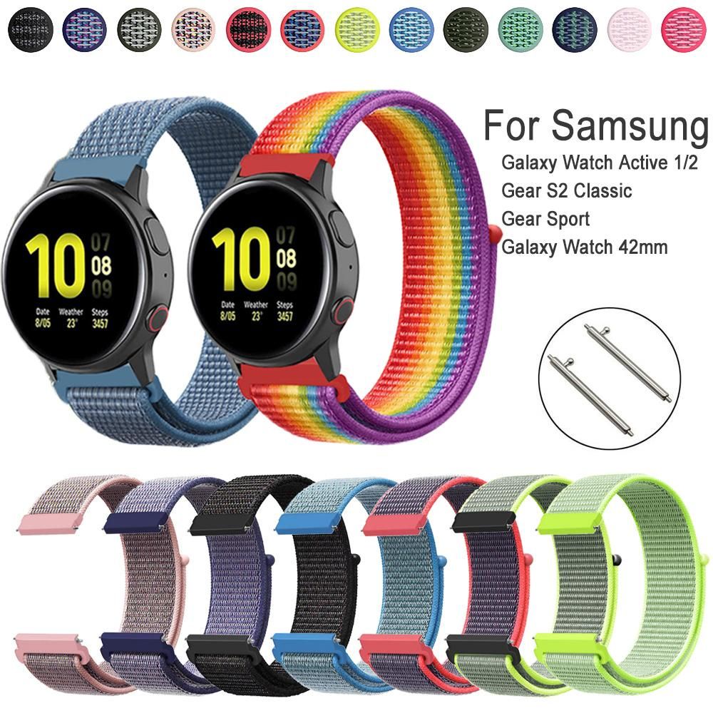 Dây Đeo Thay Thế Chất Liệu Nylon Mềm Cho Đồng Hồ Thể Thao 20mm