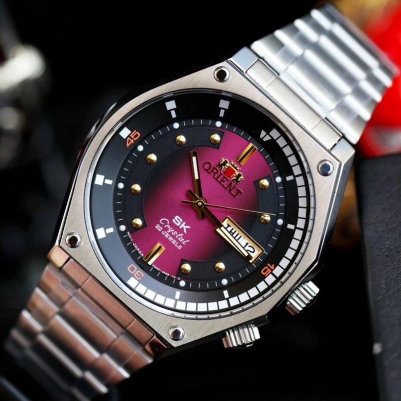 ĐỒNG HỒ NAM CHÍNH HÃNG Siêu Phẩm Orient SK Automatic RA-AA0B02R19B Thủy Quân Lục Chiến Mặt Lửa - VEUWATCH