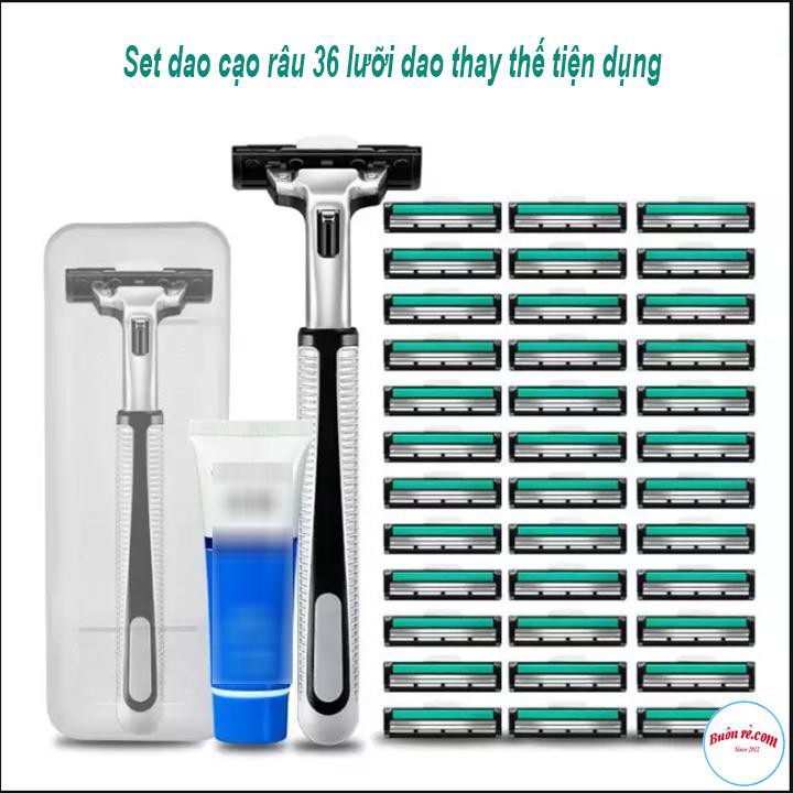 Set Dao Cạo Râu 36 Dao Cao Thay Thế Dễ Dàng Sử Dụng 00655