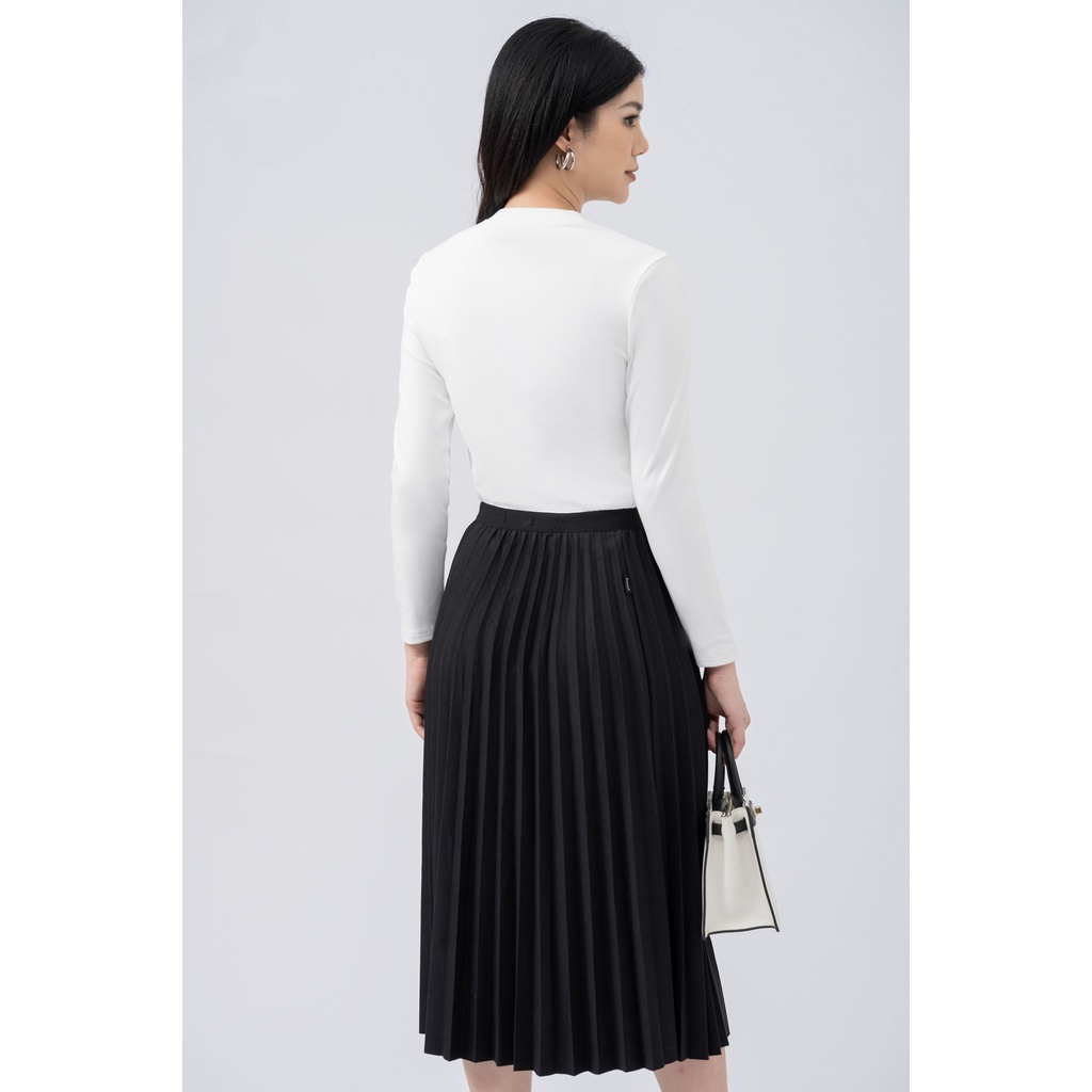 Áo cotton nữ giữ nhiệt cổ cao 3cm dài tay FIONA  F521249