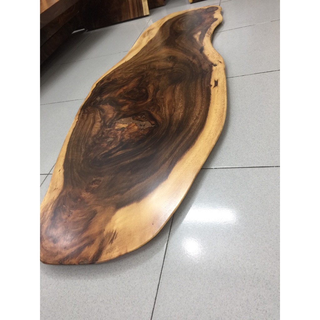 bàn sofa gỗ me tây dài 1.53m rộng 41-58cm