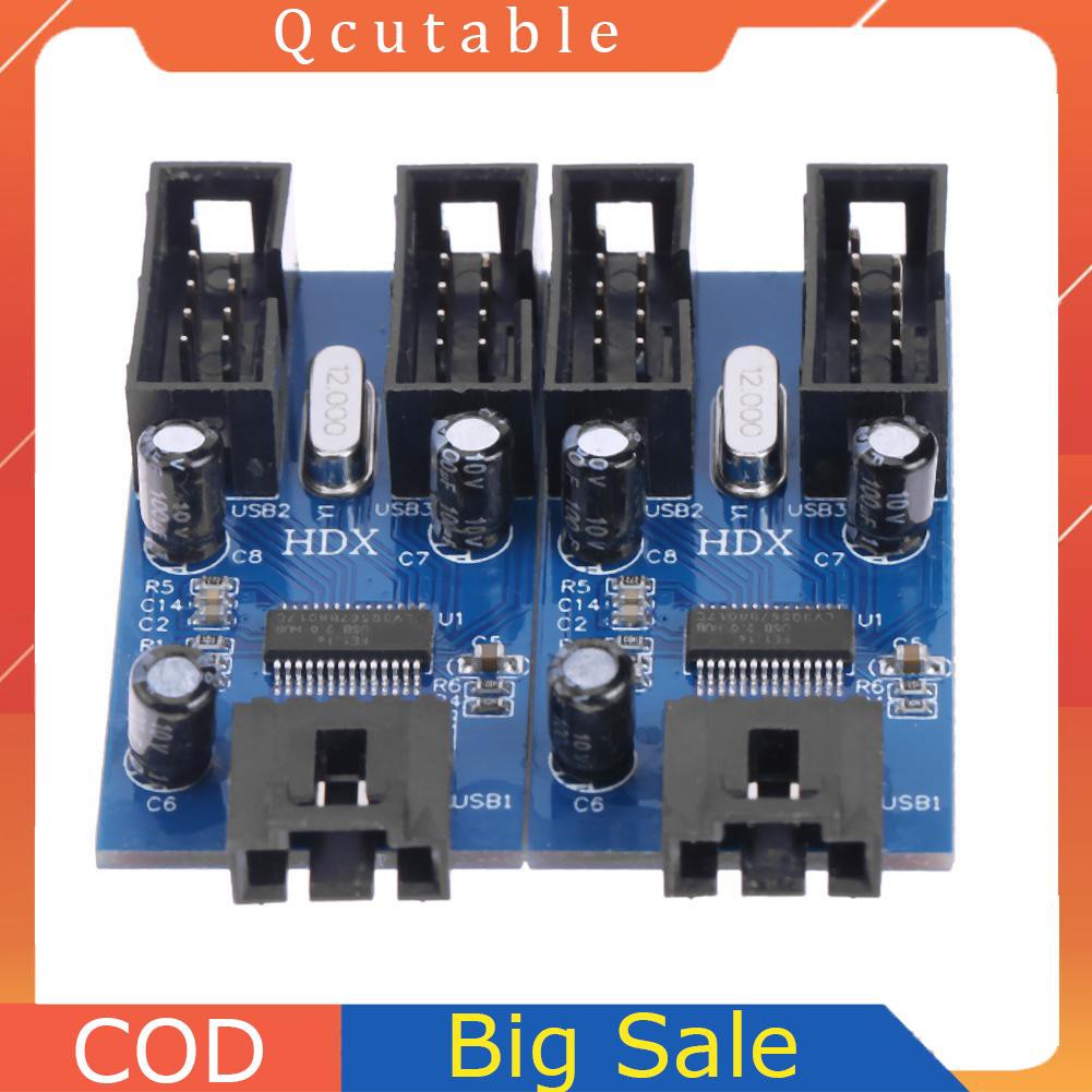 Cáp Chuyển Đổi 9 Pin Usb 2.0 Male 1 Sang 4 Female Cho Máy Tính