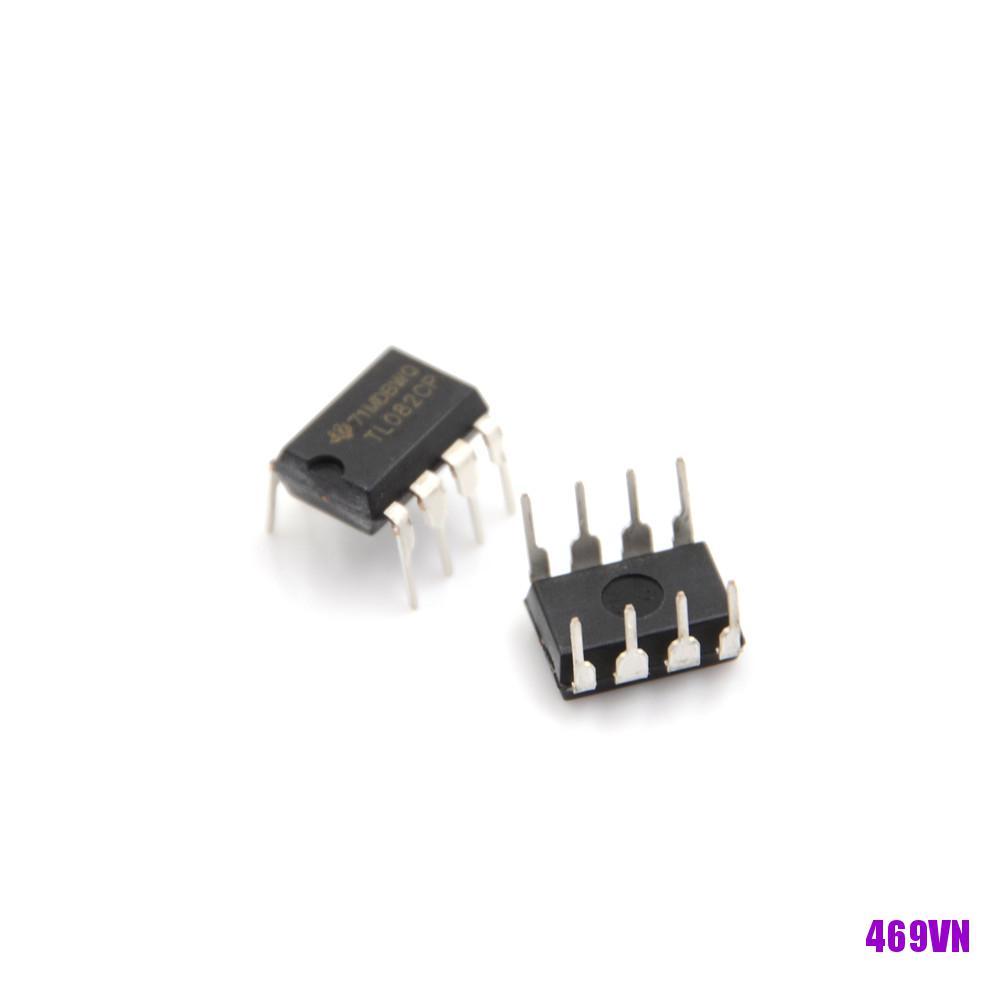 Set 20 Linh Kiện Điện Tử Tl082Cp Ti Dip8 Ic Jfet-Input Chuyên Dụng