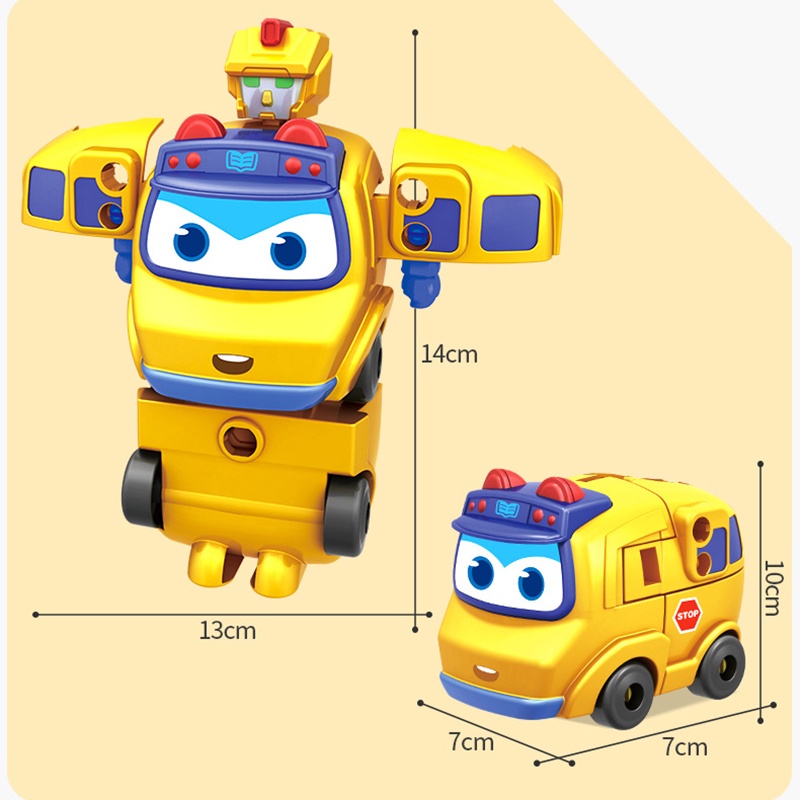 Đồ chơi xe hơi biến hình Gogobus 6 trong 1 cho trẻ em