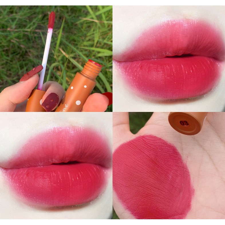 [Hàng mới về] Son Kem Lì Maxfine Mịn Như Nhung Nhẹ Môi Vỏ Chấm Bi Mới Quà Tặng Cho Nữ Sinh/Người Mới Bắt Đầu | BigBuy360 - bigbuy360.vn