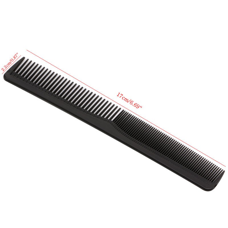 Lược nhựa chải tóc chịu nhiệt tĩnh điện tiện dụng 17.5x2.5cm D2H9