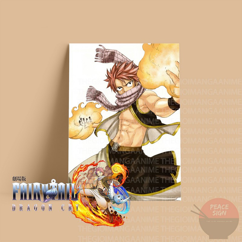 (50 mẫu) Tấm Postcard giấy 260gsm cao cấp FAIRY TAIL HỘI PHÁP SƯ A5 anime chibi ảnh đẹp nhiều mẫu