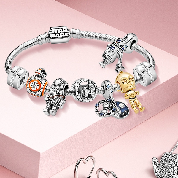 Pandora Vòng Tay Chuỗi Hạt Phong Cách Star Wars Độc Đáo