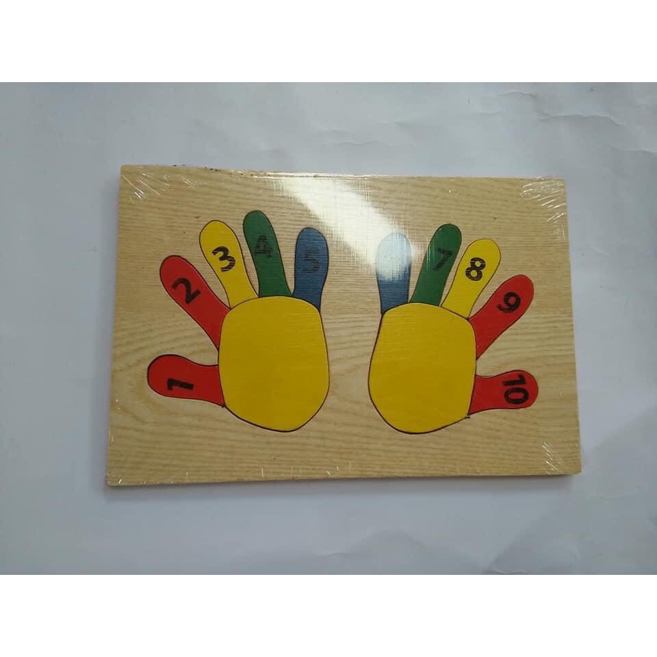 Tranh ghép bàn tay - Đồ chơi trí tuệ