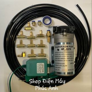 Bơm phun sương gồm 10 đầu phun và 15m dây