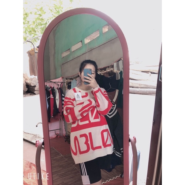 áo len đỏ dài tay