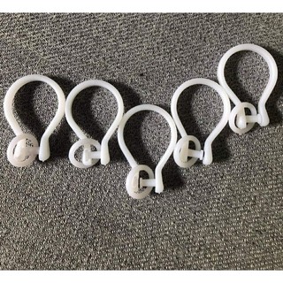 Vòng nhựa treo ri đô, treo rèm vải, vòng móc treo rèm ri đô (10 cái)