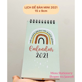 LỊCH ĐỂ BÀN MINI 2021