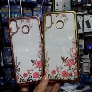 Ốp lưng Samsung M20 dẻo đính đá 3 hàng cực đẹp