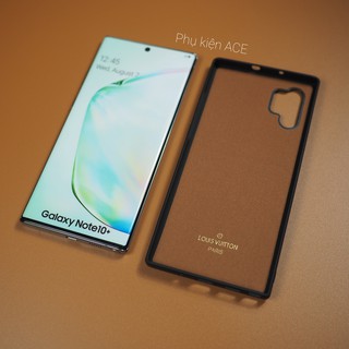 [ Fullbox ] Ốp lưng Samsung Note 10 Plus, Note 10+, Note 10 Plus 5G da Canvas LV