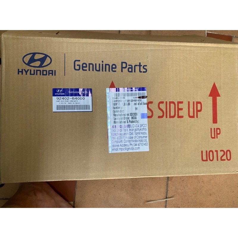 Đèn hậu Hyundai i10 Grand hatchback (chính hãng) MSP: 92402-B4000