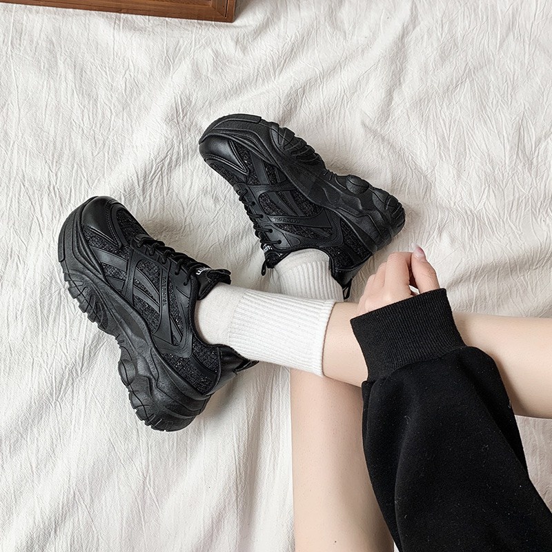 Giày MWC 0615 - Giày Thể Thao Nữ Đế Cao, Giày Sneaker Nữ 5CM Kiểu Dáng Trẻ Trung