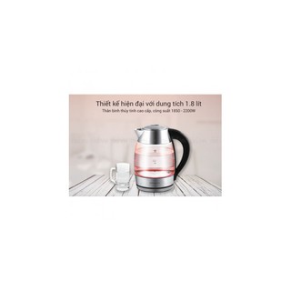 ẤM SIÊU TỐC THỦY TINH LOCK&LOCK 1.8L EJK341