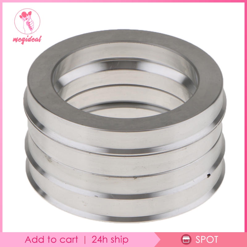 Set 4 vòng đệm trung tâm bằng hợp kim nhôm 73.1mm đến 54.1mm