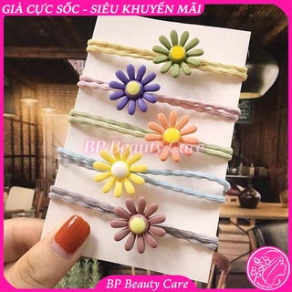 Cột Tóc Hoa Cúc Đẹp Dễ Thương Phong Cách Hàn Quốc siêu đáng yêu cho bạn gái