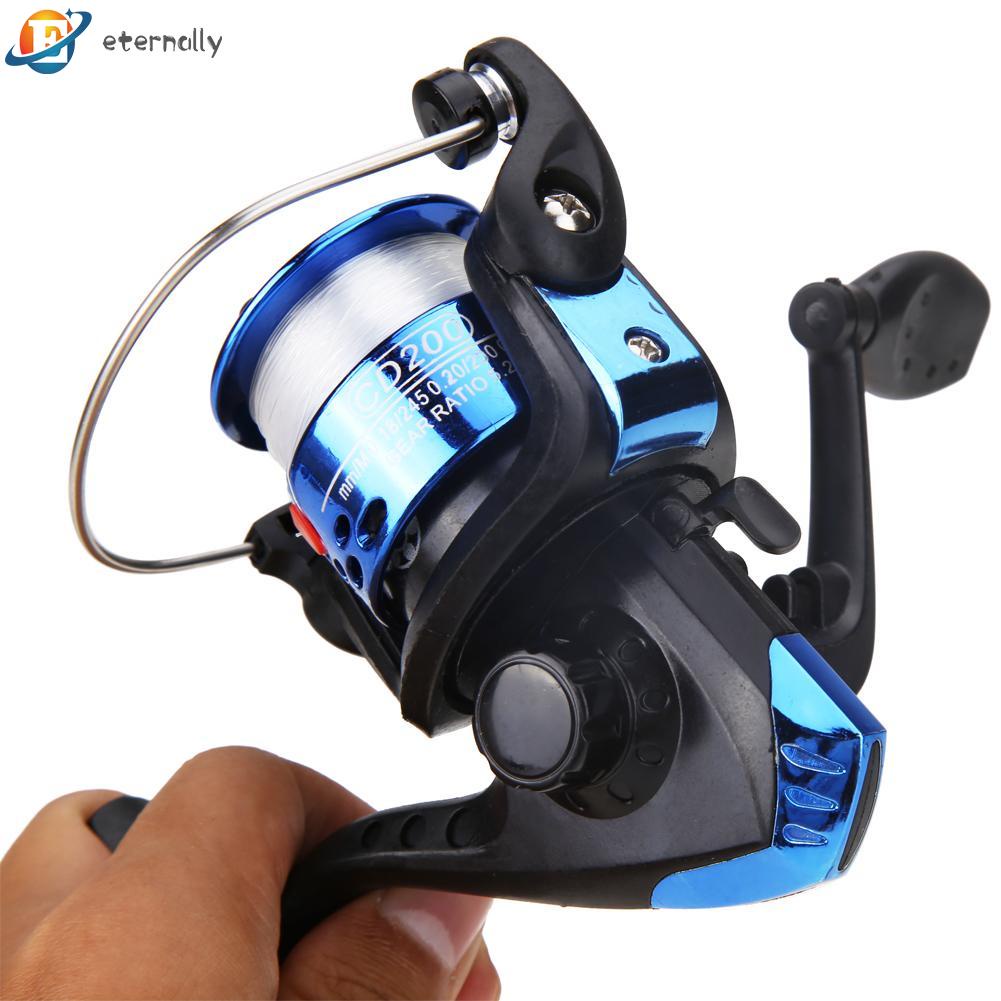 Eternally Aluminum Body Spinning Reel 3BB G-Ratio 5.1:1 Fishing Reels with Line