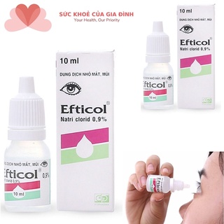 Dung dịch nhỏ mắt mũi Efticol 10ml - SỨC KHOẺ CỦA GIA ĐÌNH