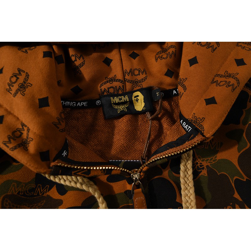 Có sẵn - Áo khoác Bape MCM, khóa kéo | BigBuy360 - bigbuy360.vn