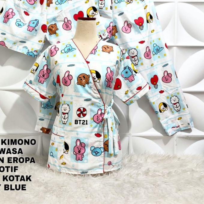 11.11|R-1287||Người Lớn 3 Trong 1 Bộ Đồ Ngủ Kimono Có Hoa Văn / Nhân Vật | BigBuy360 - bigbuy360.vn