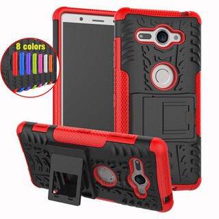 Ốp điện thoại chống sốc có giá đỡ hạng nặng cho Sony Xperia XZ2 Compact