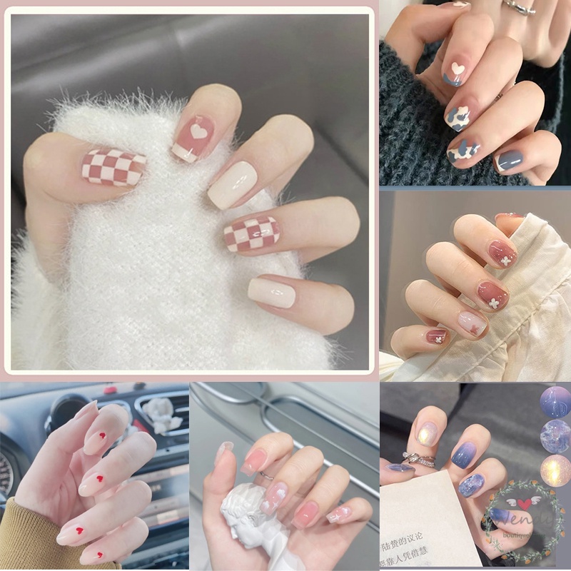 Set 24 Móng Tay Giả Thời Trang Nữ