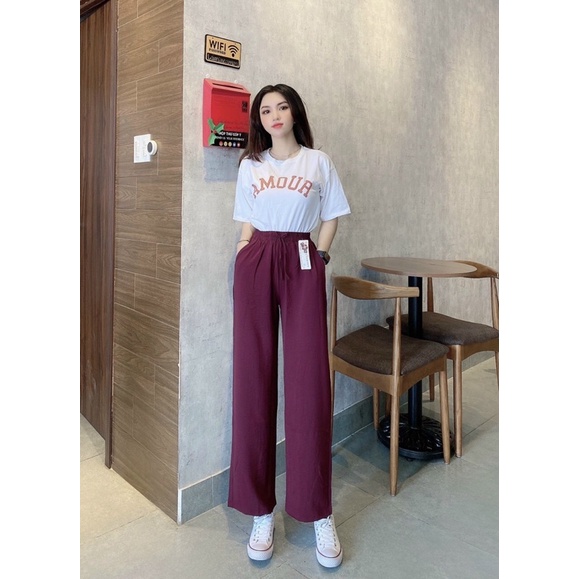 Quần Đũi Nữ Baggy Lưng Thun Cao cấp