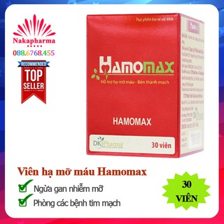 Viên hạ mỡ máu Hamomax – Ngừa gan nhiễm mỡ, béo phì, các bệnh tim mạch | Bền thành mạch