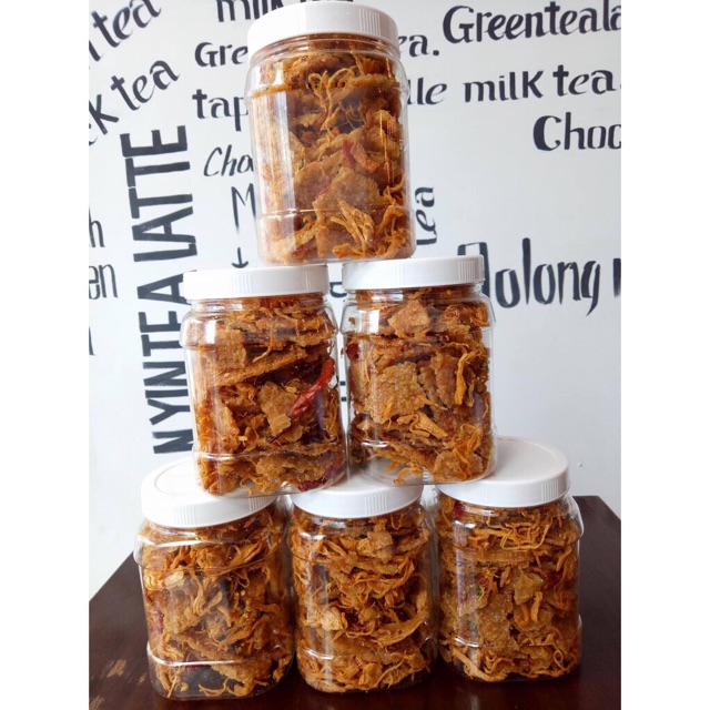 500g Cơm cháy mắm hành lắc khô gà| KingFood Thế Giới Đồ Ăn Vặt Đồ Ăn Vặt Hà Nội