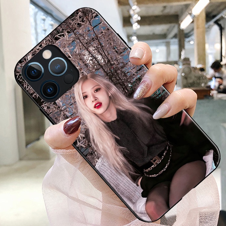 Ốp Điện Thoại Silicon Mềm Hình Blackpink Rose Cho Samsung Galaxy S22 Plus Note 20 Ultra 10 9 8 Plus Lite RR80