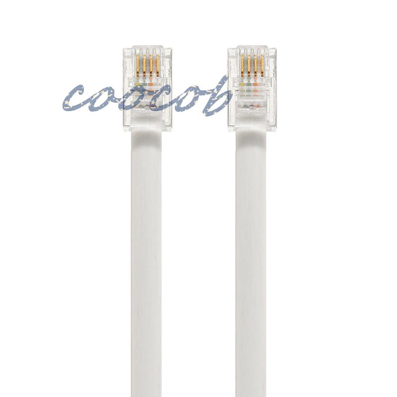 Dây cáp điện thoại bàn RJ10 2m dạng xoắn lò xo