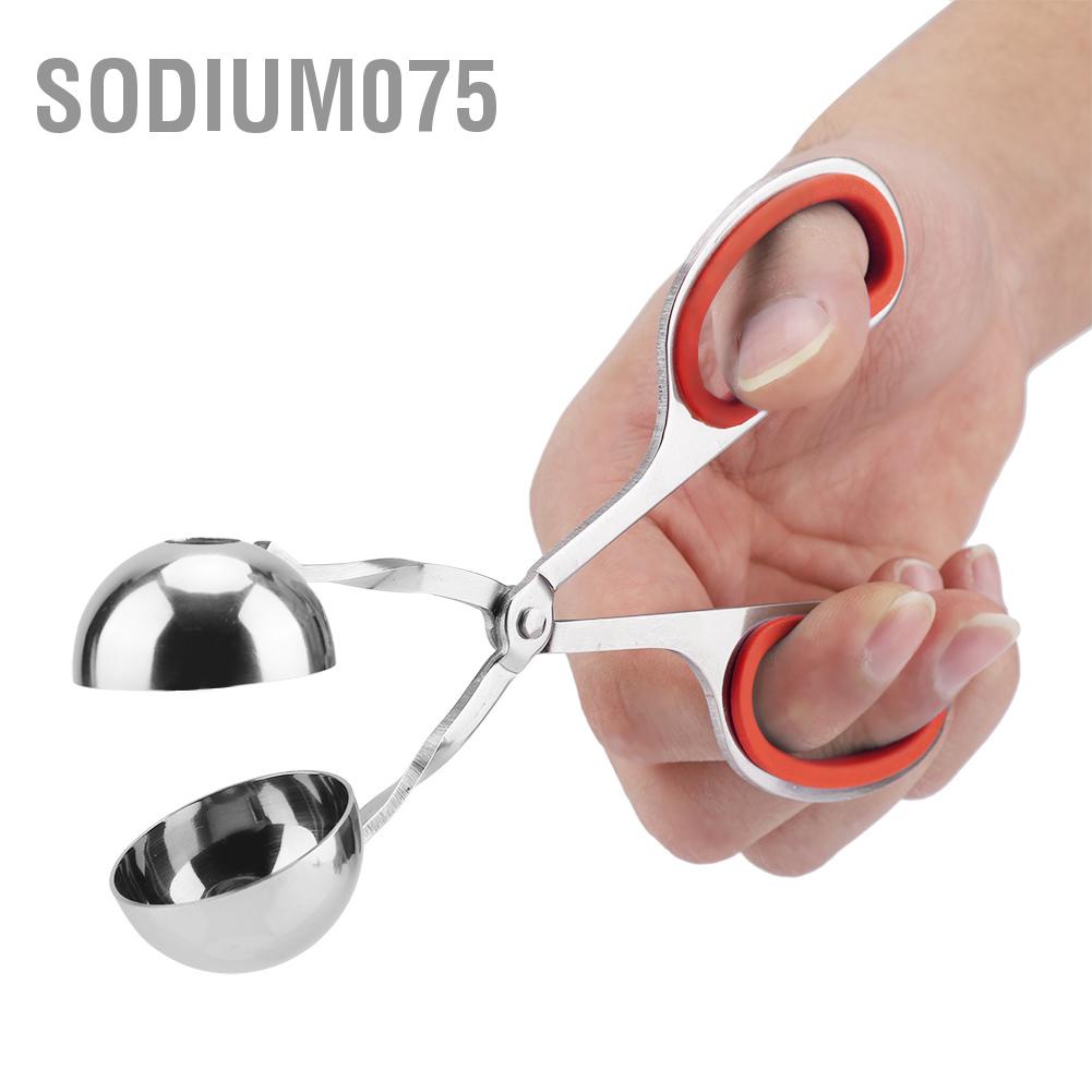 Sodium075 Stainless Steel NOn sticky Meatballs Rice Balls Clip Maker Mold Kitchen Tool