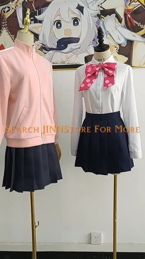 Jinn Bộ Đồng Phục Học Sinh Nhật Bản Phong Cách BOCCHI THE ROCK Gotou Hitori Yamada Ryo Ijichi Nijika Kita Ikuyo Gồm Áo + Chân Váy + Tóc Giả | BigBuy360 - bigbuy360.vn