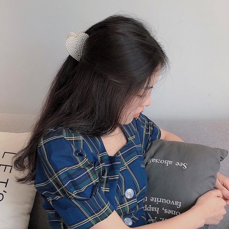 RẺ VÔ ĐỊCH  1 chiếc kẹp tóc ngọc phong cách Hàn quốc xinh xắn