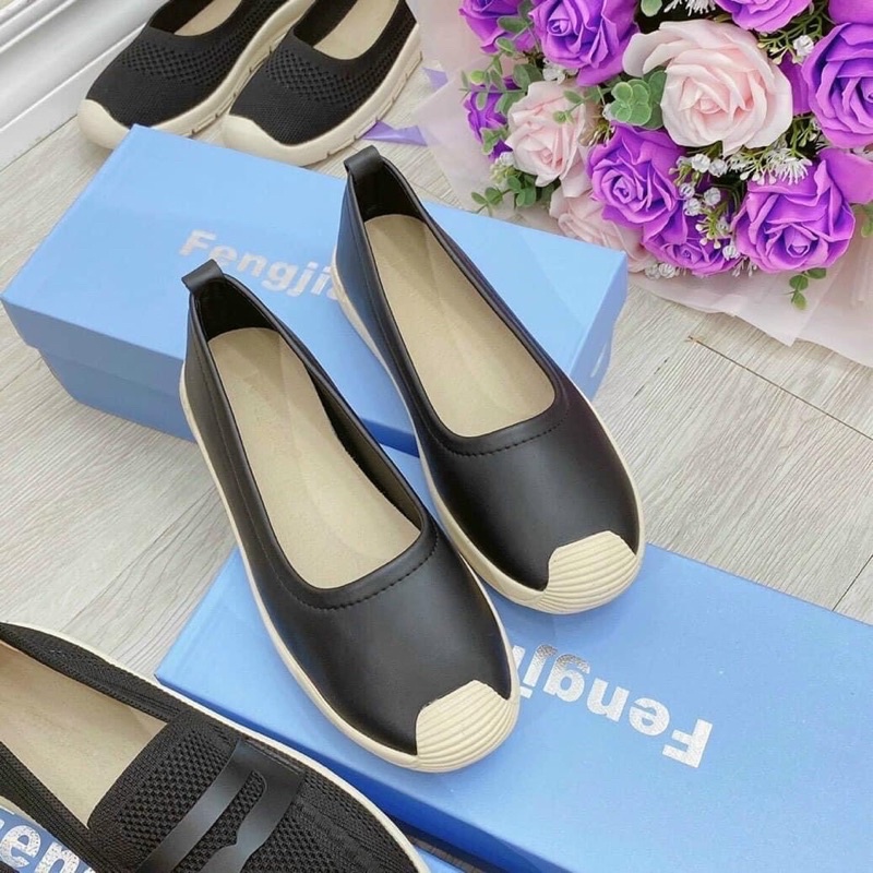 Giày lười da mềm mịn êm chân